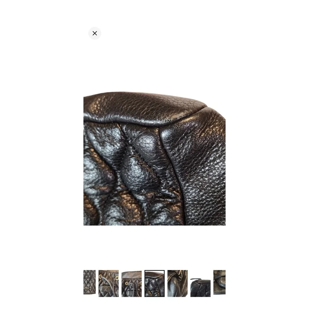 Vera Bradley Amy Quilted Leather Soft Backpack‎ Black